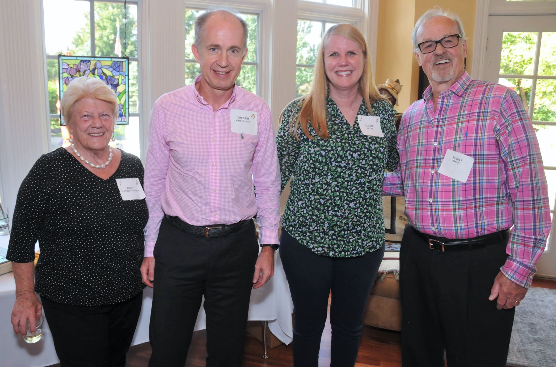 Joan Vanden Eynden, Trevor Orthmann, Jackie Mitra, Terry Huff